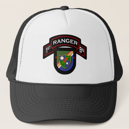 75th Ranger Regiment _ Airborne _ 1st Battalion Trucker Hat