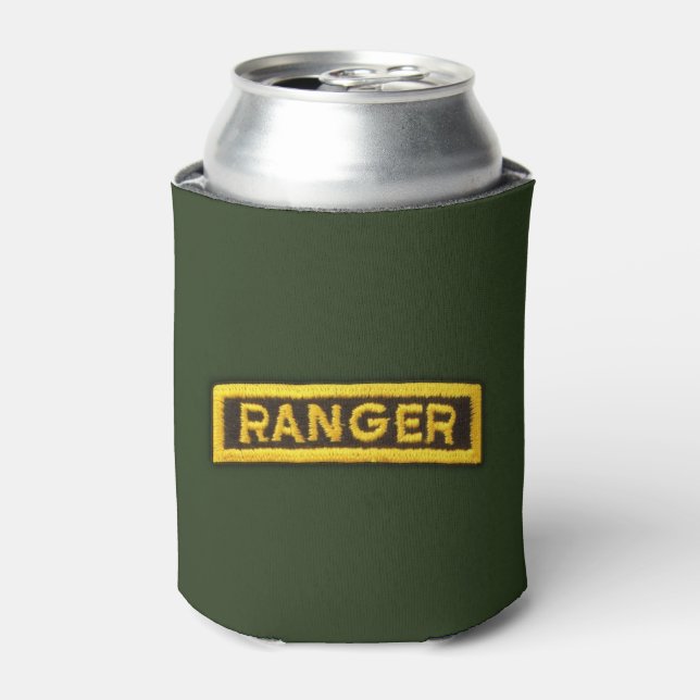 75th Ranger Regiment Airborne Veteran Fort Benning Can Cooler (Can Front)
