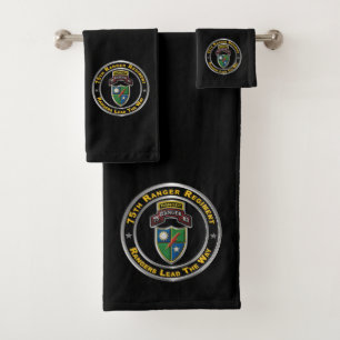 75th Ranger Regiment  Bath Towel Set