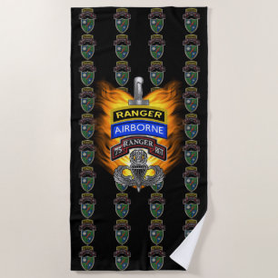 75th Ranger Regiment Beach Towel
