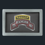 75th Ranger Regiment Belt Buckle<br><div class="desc">Display your pride in our Army's only Ranger Regiment! Unique designed gift for anyone looking for that one of a kind special gift for School Graduation, promotion, reenlistment, retirement, PCS, ETS, Father’s Day, Mother’s Day, Birthday, Christmas, Veteran’s Day, Christmas, Anniversary, Son or Daughter Service, Grandparent or Grandchild Service, or any...</div>