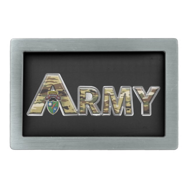 75th Ranger Regiment  Belt Buckle (Front)