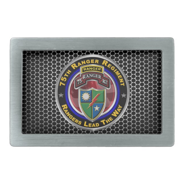 75th Ranger Regiment  Belt Buckle (Front)