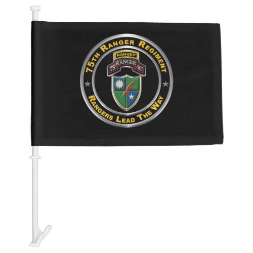  75th Ranger Regiment Car Flag