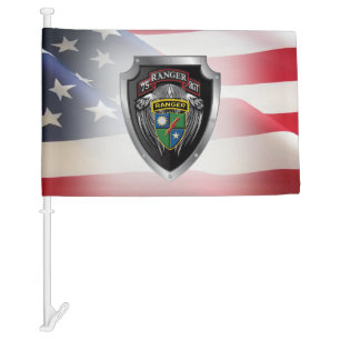 75th Ranger Regiment Car Flag