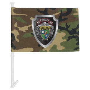 75th Ranger Regiment Car Flag