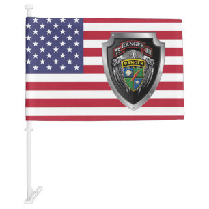 75th Ranger Regiment Car Flag