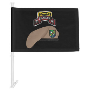  75th Ranger Regiment  Car Flag