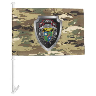 75th Ranger Regiment Car Flag