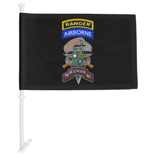  75th Ranger Regiment  Car Flag