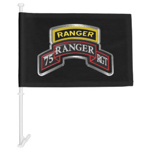 75th Ranger Regiment Car Flag