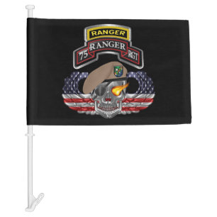 75th Ranger Regiment Car Flag