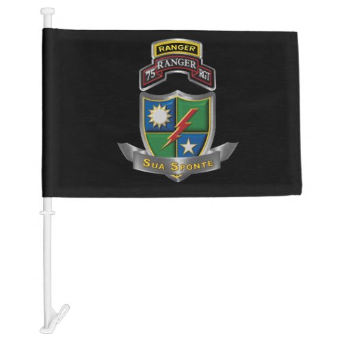  75th Ranger Regiment  Car Flag