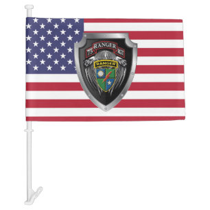 75th Ranger Regiment Car Flag