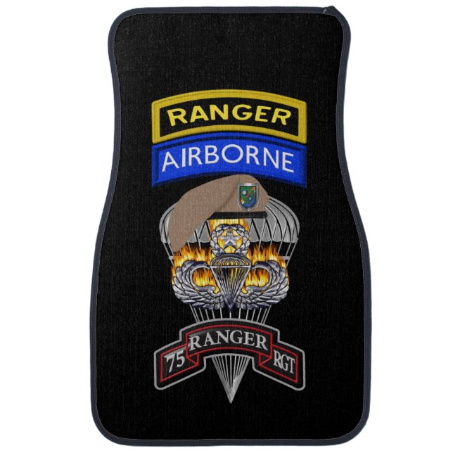 75th Ranger Regiment Car Floor Mat (Front)