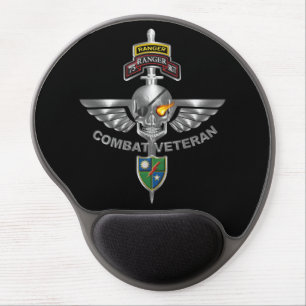 75th Ranger Regiment Combat Veteran Gel Mouse Pad