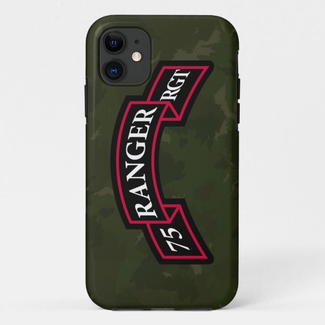 75th Ranger Regiment "Dark Green Camo" Case-Mate iPhone Case (Back)