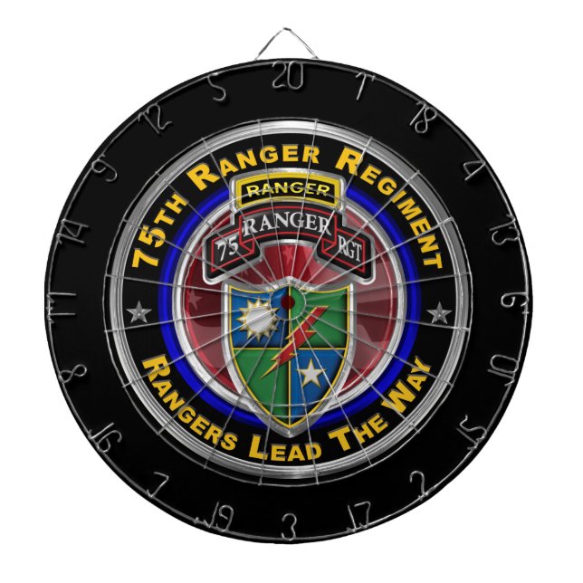 75th Ranger Regiment  Dart Board (Front)