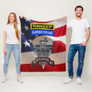 75th Ranger Regiment Fleece Blanket