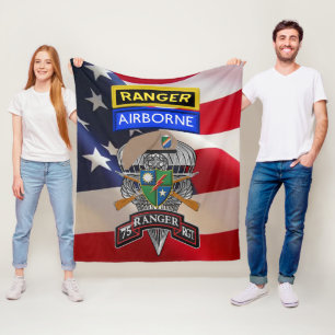 75th Ranger Regiment Fleece Blanket