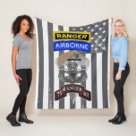 75th Ranger Regiment  Fleece Blanket