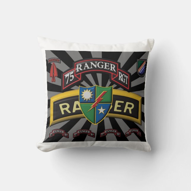 75th Ranger Regiment Gift Throw Pillow (Front)