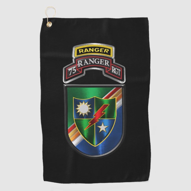 75th Ranger Regiment  Golf Towel (Front)