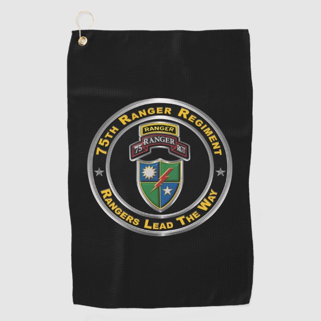 75th Ranger Regiment  Golf Towel (Front)