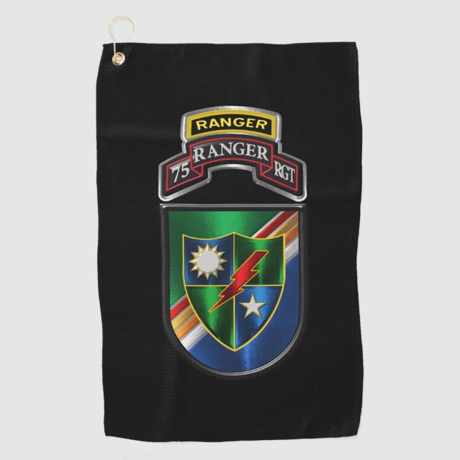 75th Ranger Regiment  Golf Towel (Front)