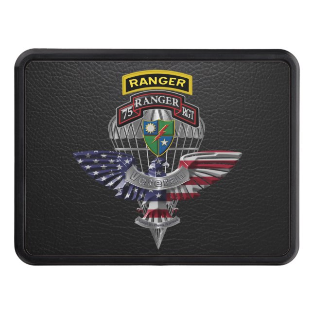 75th Ranger Regiment   Hitch Cover (Front)