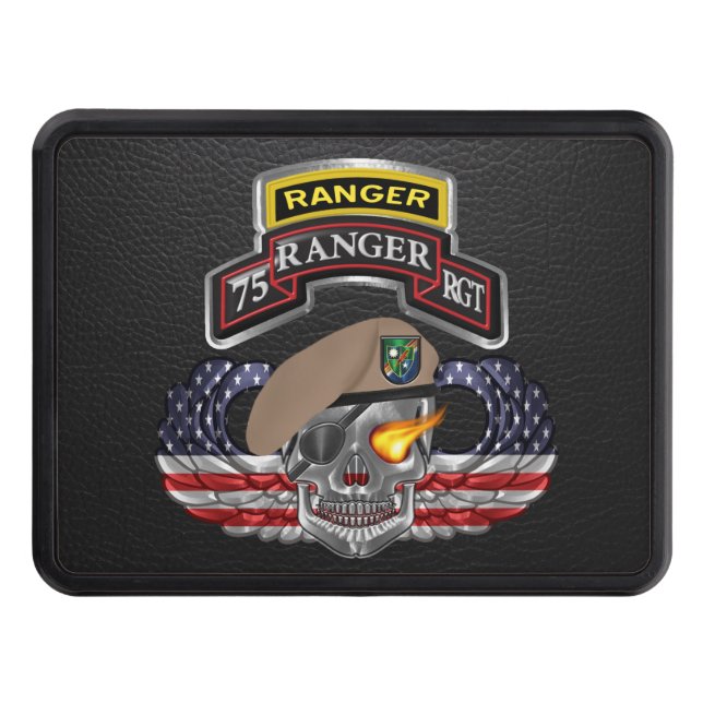 75th Ranger Regiment    Hitch Cover (Front)