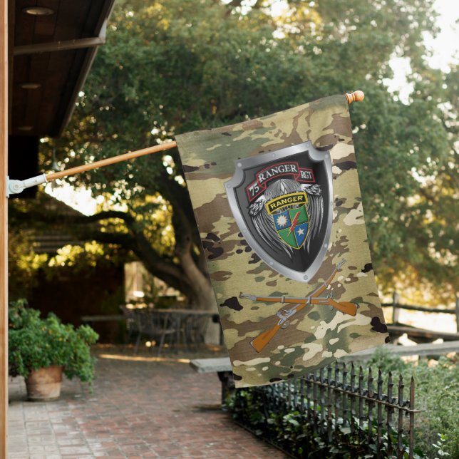 75th Ranger Regiment House Flag (In SItu)