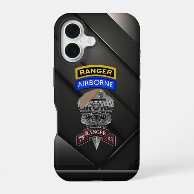 75th Ranger Regiment  Iphone Case (Back)
