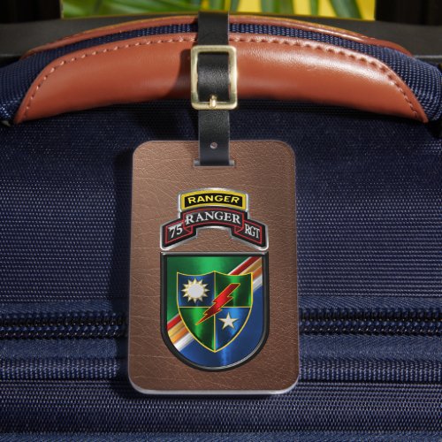 75th Ranger Regiment  Luggage Tag
