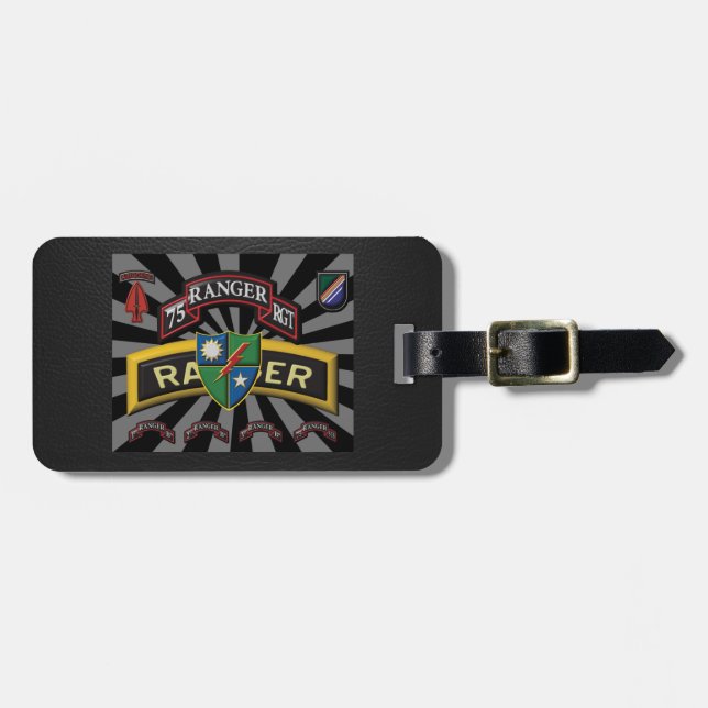 75th Ranger Regiment  Luggage Tag (Front Horizontal)