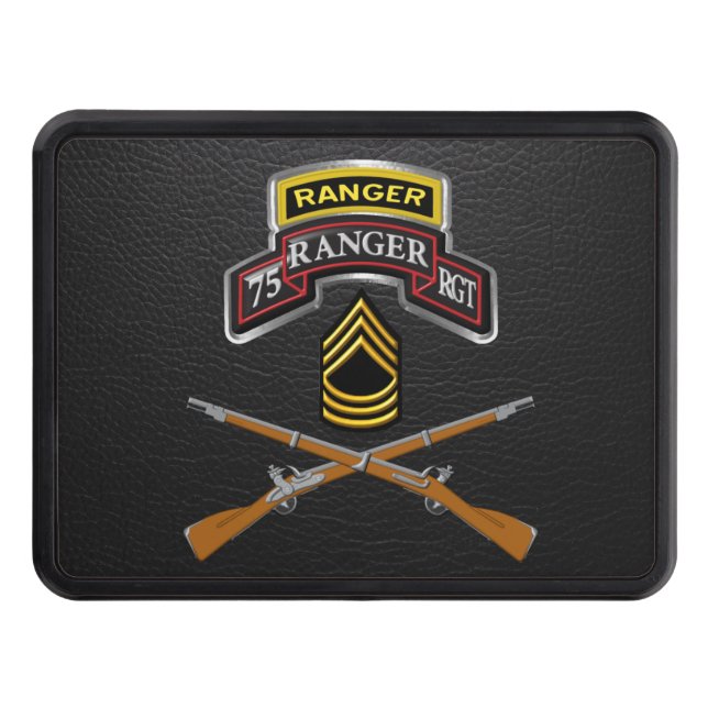 75th Ranger Regiment Master Sergeant  Hitch Cover (Front)