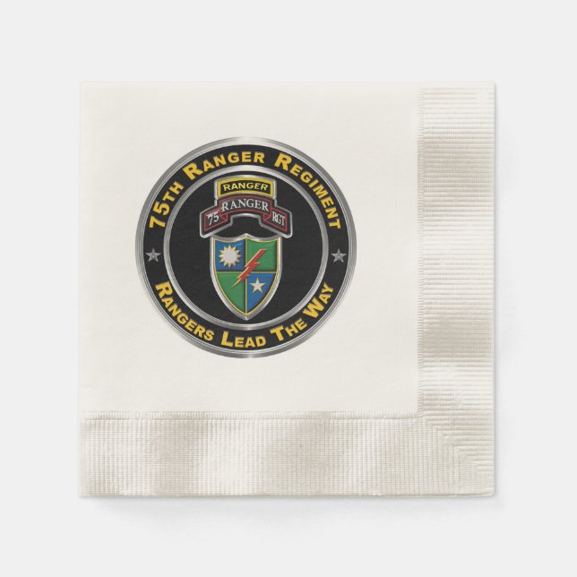 75th Ranger Regiment  Napkins (Front)