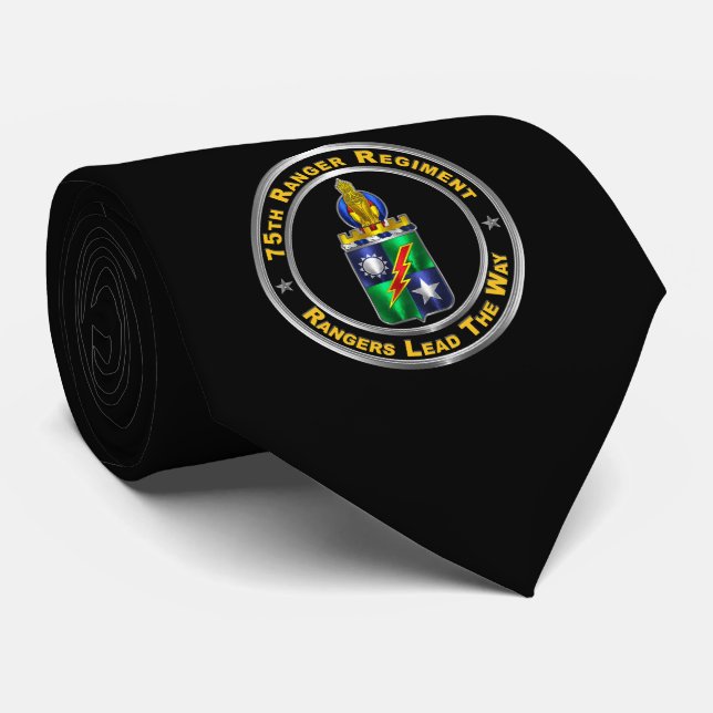 75th Ranger Regiment Neck Tie (Rolled)
