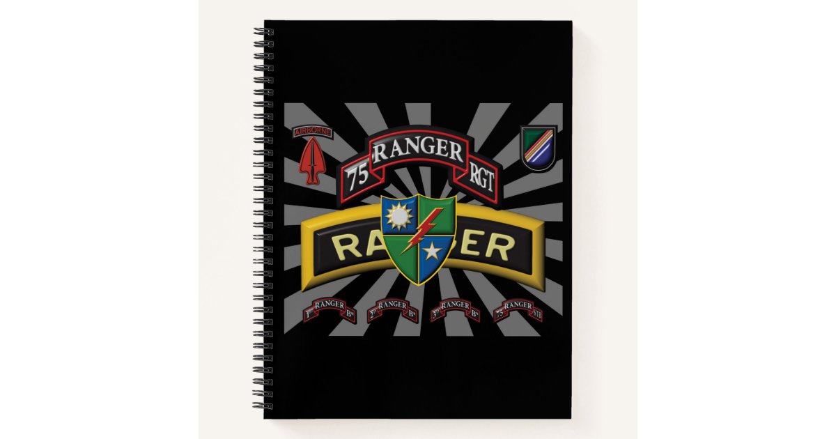 75th Ranger Regiment Notebook | Zazzle
