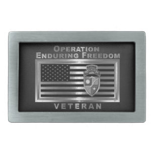75th Ranger Regiment OEF Veteran Belt Buckle