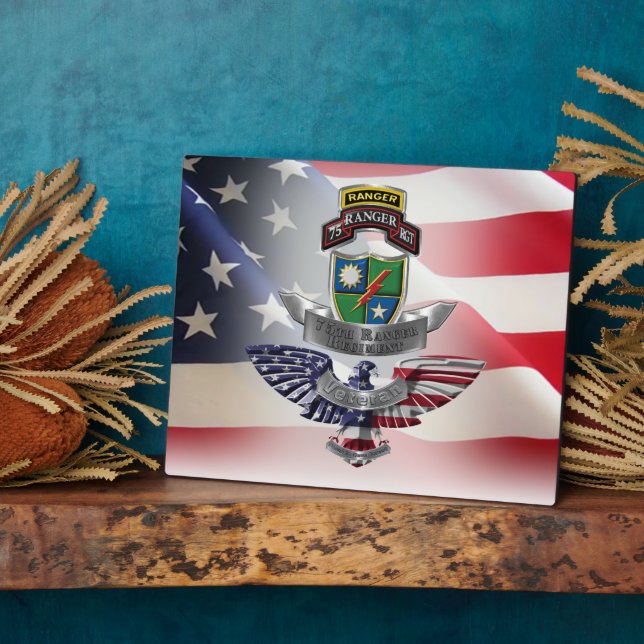 75th Ranger Regiment   Plaque (Side)
