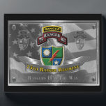 75th Ranger Regiment       Plaque<br><div class="desc">Display your pride in our Army's only Ranger Regiment! This specially designed 75th Ranger Regiment Keepsake Tabletop Plaque makes a wonderful gift to any who are serving or have served in this Mighty Regiment! Let all who see this Tabletop Plaque know of your support and admiration for the truly remarkable...</div>