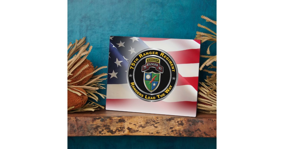 75th Ranger Regiment Plaque | Zazzle