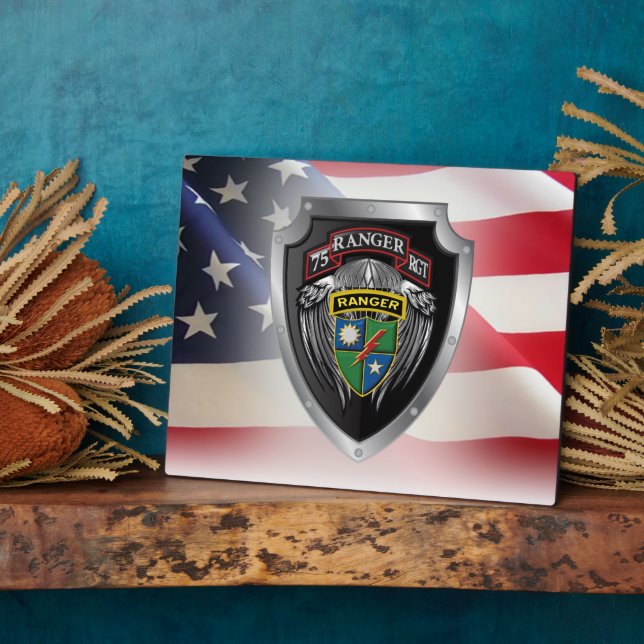 75th Ranger Regiment    Plaque (Side)