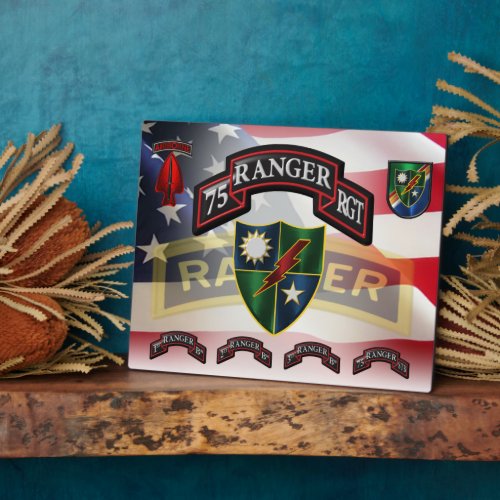 75th Ranger Regiment      Plaque