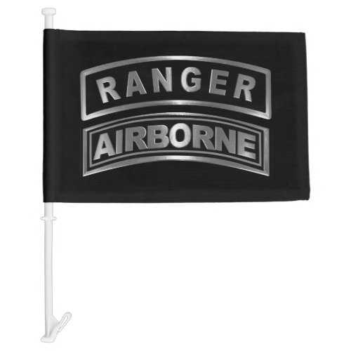  75th Ranger Regiment Ranger Airborne Car Flag