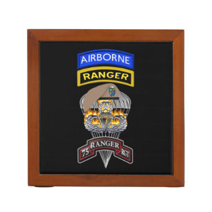 75th Ranger Regiment Ranger “Sua Sponte” Desk Organizer