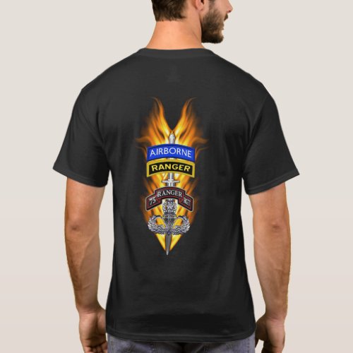 75th Ranger Regiment Ranger âœSua Sponteâ  T_Shirt