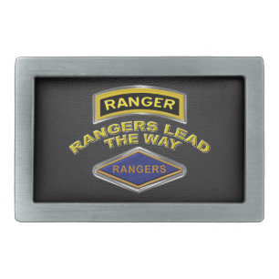 75th Ranger Regiment Rangers Lead The Way Belt Buckle