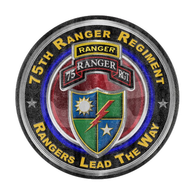 75th Ranger Regiment “Rangers Lead The Way” Cutting Board (Front)